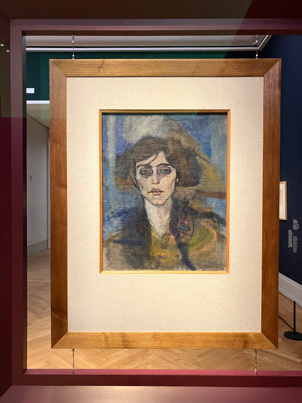 Portrait of Maude Abrantes, Hanging at the Reuben and Edith Hecht Museum, Haifa, Israel
